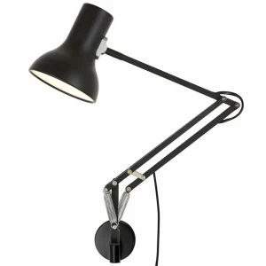 Sale Type 75 Mini applique bras noir velours Éclairage De Bureau