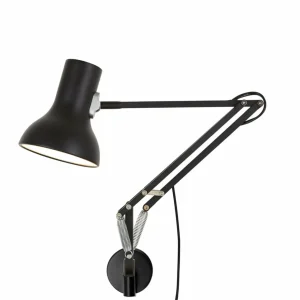 Sale Type 75 Mini applique bras noir velours Éclairage De Bureau