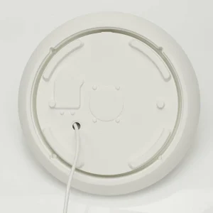Store Applique d'ext. LED Berta Ø 27,5cm blanche 11W CCT Éclairage Extérieur Professionnel
