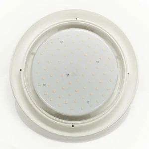Store Applique d'ext. LED Berta Ø 27,5cm blanche 11W CCT Éclairage Extérieur Professionnel