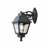 Store Applique d'extérieur Bisso/Mary, noir, diffuseur transparent 2.700 K Éclairage Extérieur Professionnel