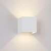 Best Sale Applique d'extérieur LED Davos angulaire, blanc Éclairage Extérieur Professionnel