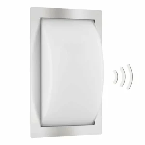 Store Applique d’extérieur LED Ivette inox, détecteur Éclairage Extérieur Professionnel