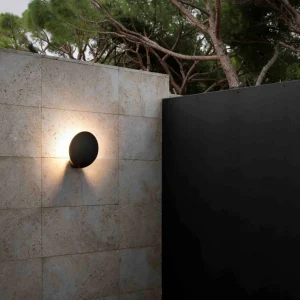 Discount Applique d’extérieur LED Lotus en anthracite Éclairage Extérieur Professionnel