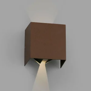 Fashion Applique d'extérieur LED Olan, brun rouille Éclairage Extérieur Professionnel