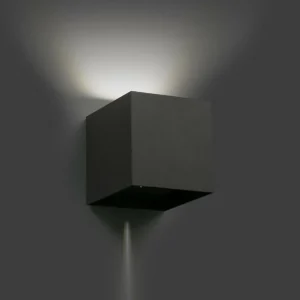 Sale Applique d'extérieur LED Olan, gris foncé Éclairage Extérieur Professionnel