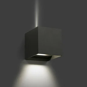 Sale Applique d'extérieur LED Olan, gris foncé Éclairage Extérieur Professionnel