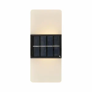Best Applique d'extérieur LED Wally, 14x6 cm blanc givré CCT Éclairage Extérieur Professionnel