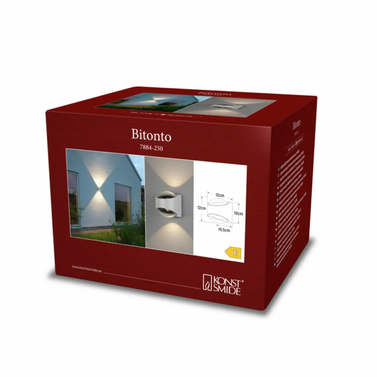 applique_extrieur_led_bitonto__lampes_blanche_2.webp Outlet Applique extérieur LED Bitonto 2 lampes blanche Éclairage Extérieur Professionnel
