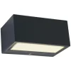 Outlet Applique Gemini angulaire anthracite 16 cm 3 000 K Éclairage Extérieur Professionnel
