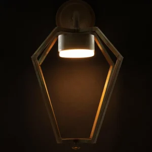 Best Applique LED Gemstone, laiton ancien/opale Éclairage Extérieur Professionnel