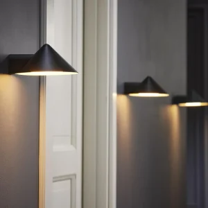 Best Applique murale LED Grasp, noir, largeur 15 cm, métal Éclairage Extérieur Professionnel