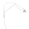 Outlet applique murale LED AYNO L, gris/gris, 2.700 K, 130 cm Éclairage De Bureau