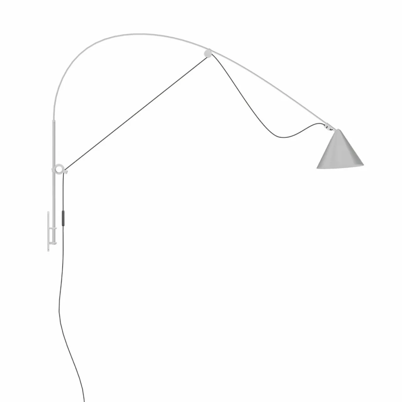 applique_murale_led_midgard_ayno_l_grisgris__k__cm_0.webp Outlet applique murale LED AYNO L, gris/gris, 2.700 K, 130 cm Éclairage De Bureau