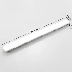Outlet Rao luminaire pour locaux humides LED, longueur 121,5 cm, Set de 5 Éclairage Technique
