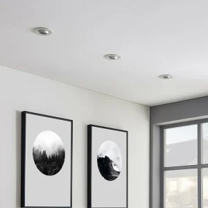 Store spot pour plafond encastré Sophia, blanc, rond Éclairage De Magasins