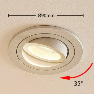 Store spot pour plafond encastré Sophia, blanc, rond Éclairage De Magasins