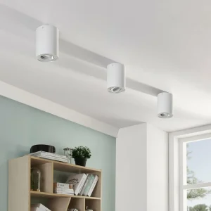 Store spot pour plafond Jolina, rond, blanc, set de 2, aluminium Éclairage De Magasins
