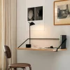 Online Audo Peek lampe de table LED, noire Éclairage De Bureau