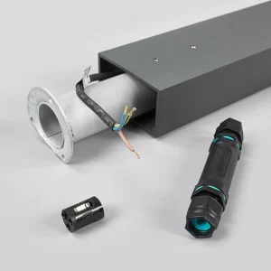 Clearance 77265K3 borne angulaire graphite 3000K ouvert Éclairage Extérieur Professionnel