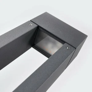 Clearance 77265K3 borne angulaire graphite 3000K ouvert Éclairage Extérieur Professionnel