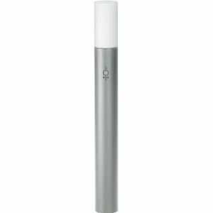 Cheap Borne lumineuse LED 2278, capteur, argentée Éclairage Extérieur Professionnel