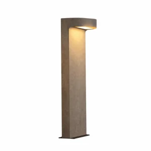 Store Borne lumineuse LED E383, à 1 lampe, béton, hauteur 70 cm Éclairage Extérieur Professionnel