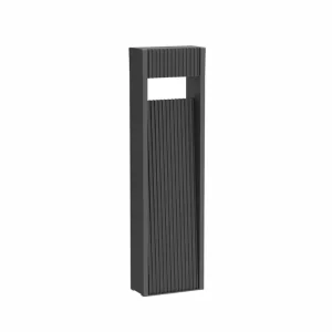Outlet Borne lumineuse LED E368, couleur graphite, aluminium, hauteur 60 cm Éclairage Extérieur Professionnel