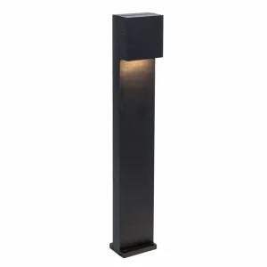 Cheap Borne lumineuse LED Gemini XF noire mate Éclairage Extérieur Professionnel