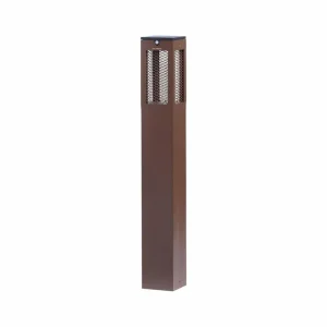Store Borne lumineuse LED Tradition Sensor Corten 90cm Éclairage Extérieur Professionnel