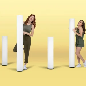New Borne lumineuse Fity 160 cm, 3.000 K Éclairage Extérieur Professionnel