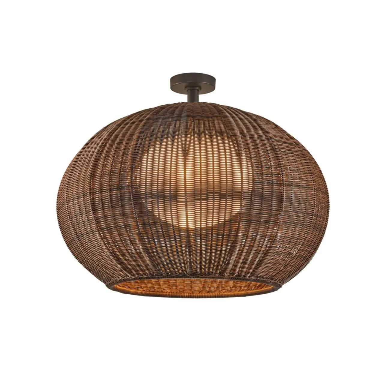 bover_plafonnier_dextrieur_led_garota_brun_graphitebrun_0-1.webp Best Sale Plafonnier d'extérieur LED Garota, brun graphite/brun Éclairage Extérieur Professionnel