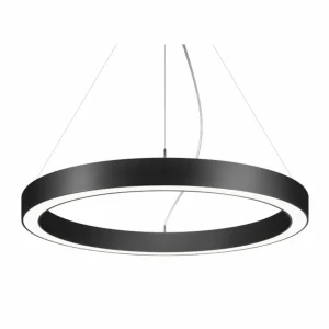 Best Biro Circle Ring10 direct CCT DALI Ø 45 cm, noir Éclairage De Magasins