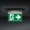 Discount Rescue Two lampe secours LED IP41, angles Éclairage Sorties De Secours