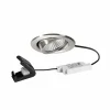 Outlet Spot encastré LED BB09, RC, boîte de raccordement, inox Éclairage De Magasins
