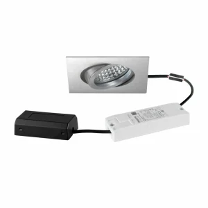 Clearance spot encastré LED Tirrel-S boîte de raccordement DALI, aluminium Éclairage De Magasins