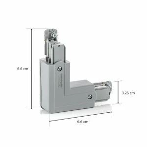 Clearance Connecteur d’angle Noa cond. protection ext. gris Éclairage De Magasins