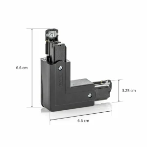 Discount Connecteur d’angle Noa cond. protection int. noir Éclairage De Magasins