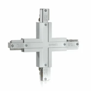 Best Connecteur X avec possibilité d'alimentation argenté Éclairage De Magasins