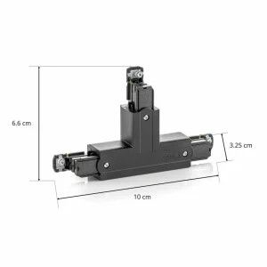 Clearance Connecteur T Noa cond. protection ext gauche, noir Éclairage De Magasins