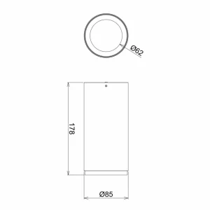 Cheap Downlight LED à monter Lucea 15 W noir Éclairage De Magasins
