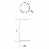 New Downlight LED à monter Lucea 20 W noir Éclairage De Magasins