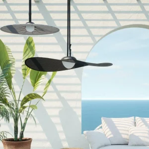 Sale Bloom Suspension Batterie IP65 Ø60cm gris perle Éclairage Extérieur Professionnel