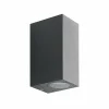 Sale Applique d'extérieur Fijona, angulaire, 15 cm, gris, aluminium Éclairage Extérieur Professionnel