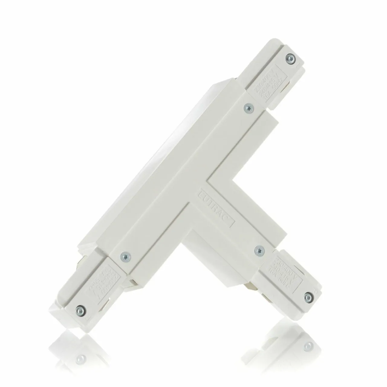 eutrac_connecteur_en_t_terre_intrieur_gauche_blanc_0.webp Outlet connecteur en T terre intérieur gauche, blanc Éclairage De Magasins
