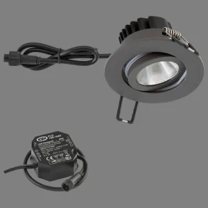 Shop PC65 luminaire encastrable extérieur rond, 3000K anthracite Éclairage Extérieur Professionnel