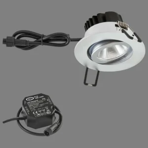 Cheap PC65 luminaire encastrable extérieur rond 3000K chrome mat Éclairage Extérieur Professionnel