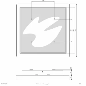 Flash Sale Tectum plafonnier extérieur LED angulaire Éclairage Extérieur Professionnel
