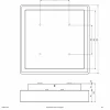 Fashion Tectum plafonnier extérieur LED angulaire 110° Éclairage Extérieur Professionnel