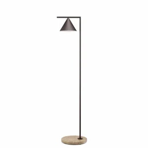 Online Captain Flint lampadaire 4 000K brun/naturel Éclairage Extérieur Professionnel